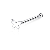 Butterfly Silver Bone Nose Stud NSKD-130s